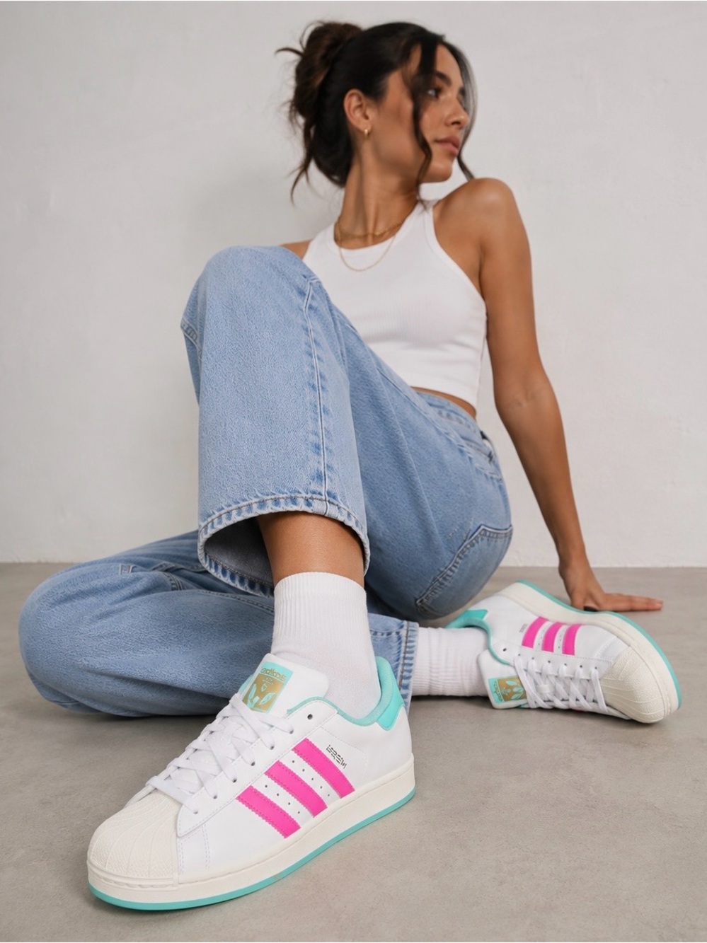 Adidas Performance Superstar MESSI Sneakers Shoes - JR1979 - Women’s 8.5